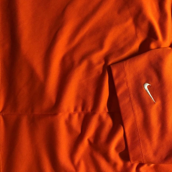 Nike Golf Polo Orange Small Barely Warn - Picture 3 of 6